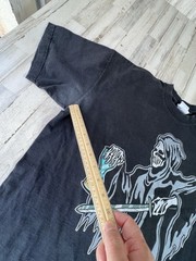 Warren Lotas Time is Precious Grim Reaper Black T Shirt XL