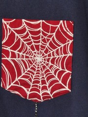 Spider-Man Pocket T Shirt Men’s Large Blue Loot Crate Lootwear Marvel Comic