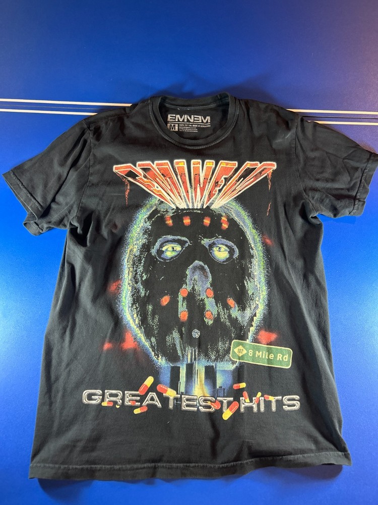 Eminem Curtain Call 2 Greatest Hits T-Shirt M Medium From Box Set Hockey Mask