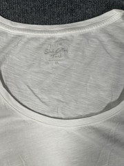 J.Crew White Slub Cotton Tank Top XL