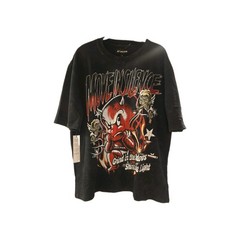 Reason No Revenge Graphic T-Shirt NWT Black Devil Cupid Oversized Men’s Large