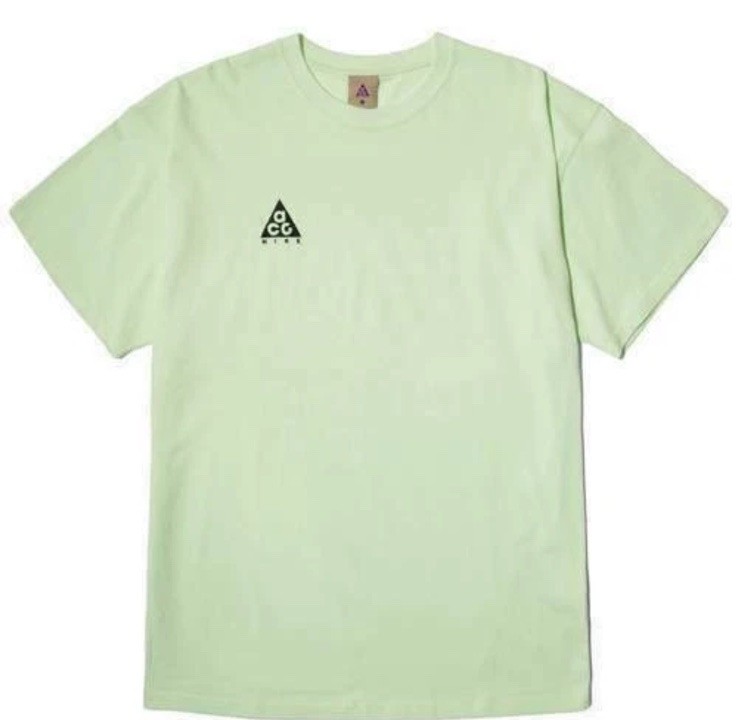Nike ACG Logo Tee Barely Volt T-Shirt BQ7342-701 Size XS