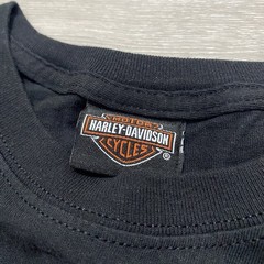 Harley Davidson T-Shirt XXL Mens Double Sided Black Shirt 2XL Perth Australia