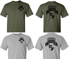 US Army Ranger DUI Shirt, ARMY Ranger Performance shirt, 75th Ranger Regiment
