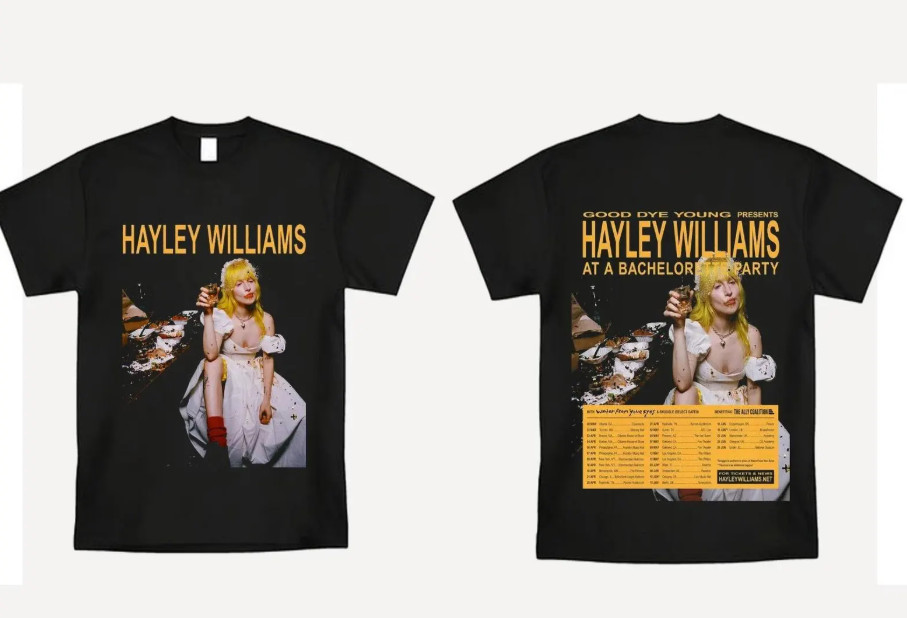 Hayley Williams Good Dye Young At A Bachelorette Party 2026 Tour T shirt