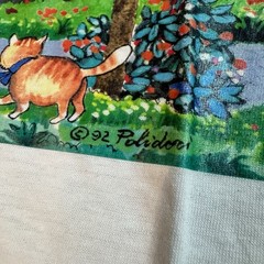 vintage roma rome colosseum t shirt cat art artist italy XL white single stitch