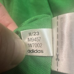 Adidas Originals Trefoil Poly Tee Men’s Sz XL Green IM9457