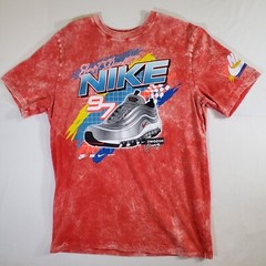 The Nike Tee Red Tie Dye Acid Wash Air Max 97 Racing Medium TShirt Graphic Shirt