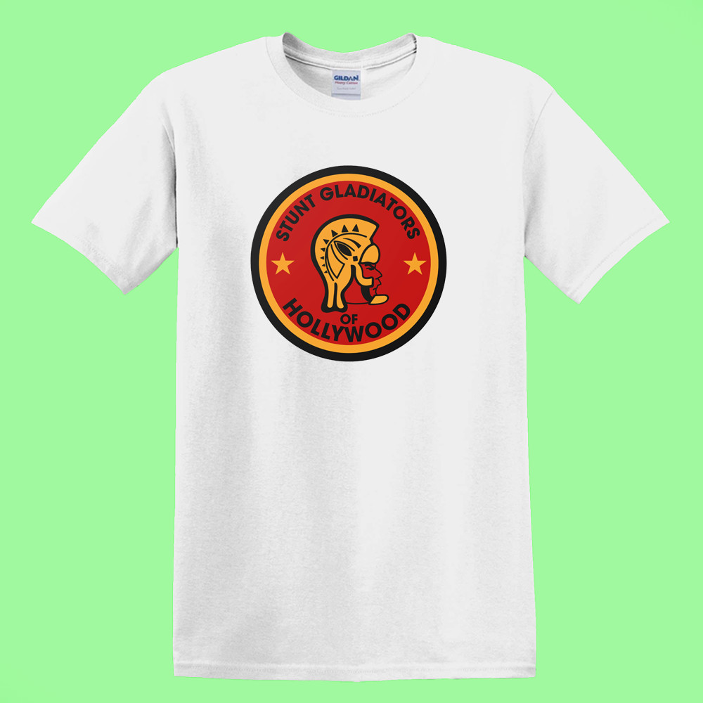 Stunt Gladiators Of Hollywood White Red Size S to 5XL