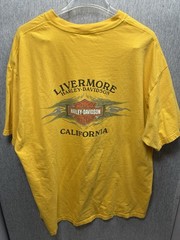 2007 Harley Davidson Work Sucks Livermore California Shirt Rare Vtg Bikes XXL