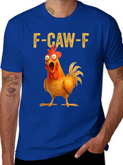 Cotton Unisex Funny F-Caw-F Chicken shirts, FCAWF Chicken T-Shirt