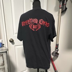 Gildan Heavy Cotton G500 Revolting Cocks Graphic Tee L Black/Red Crew