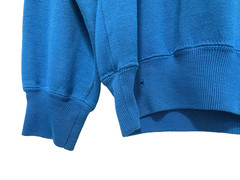 M/L Vtg 70s Blue Blank Single V Distressed Skate Punk Dogtown Raglan Sweatshirt