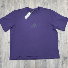 Adidas T Shirt XL Mens Aurora Plum Purple Z.N.E Loose Fit Short Sleeve JW4783