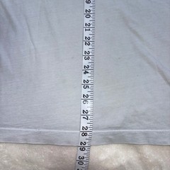 BUCK MASON Slub Classic Tee Men XL Blue Gray Straight Hem Cotton