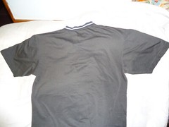 Aeropostale mens S T-shirt V-neck gray cotton blend solid graphic