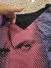 90s Y2K Glamhead Raw Tie Baby-Tshirt Billy Idol Size L Fits Like S/M FREE SHIP