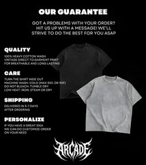 Arcade Anime Bloodborne Blood Washed Tee Unisex Heavyweight Cotton T-shirt