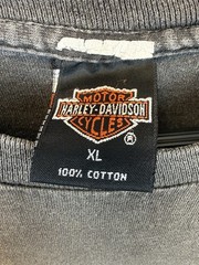 Vintage 80s Harley Davidson Blue Sleeve Cancun