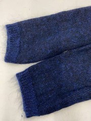 Ka na ta Blue sheet Knit Mohair Blend Knit Sweater (Lightweight) Cotton BLU