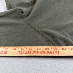 UNTUCKit Schrock Henley Shirt Mens Large Green Waffle Thermal Long Sleeve