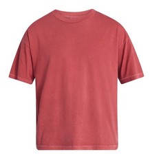 No Boundaries MEN’S SIZE 2XL Oversized Boxy Tee in Red Dahlia Cotton Shirt, NWOT