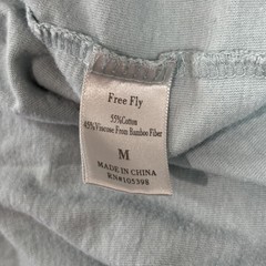Free Fly Heritage Henley Shirt Men’s Medium Light Blue Bamboo Soft Summer Tee