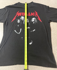 🔥🔥VINTAGE 80s Metallica and Justice For All – Shirt Size LARGE – Black – 1988
