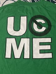 WWE Authentic Wear John Cena Cenation Rise Above Hate T Shirt Men 2XL Green