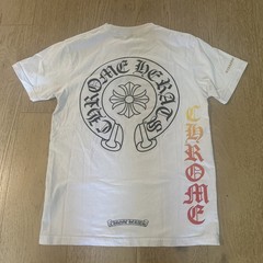 Chrome Hearts Men’s T-Shirt White Short Sleeve Size Small