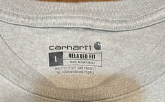 Carhartt Relaxed Fit Short-Sleeve Camo Graphic Pocket T-Shirt Gray