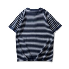Mens Sailor’s Shirt Striped T-Shirt Retro Classic Henry Short Sleeve Cotton TEE