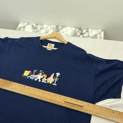 SpongeBob SquarePants T-Shirt Mens XL Navy Logo Graphic 2006 Film TV Vintage
