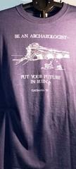 VGT Jerzees Graphic Print T Shirt Mens XL Caesarea Maritima in 87 archaeologists