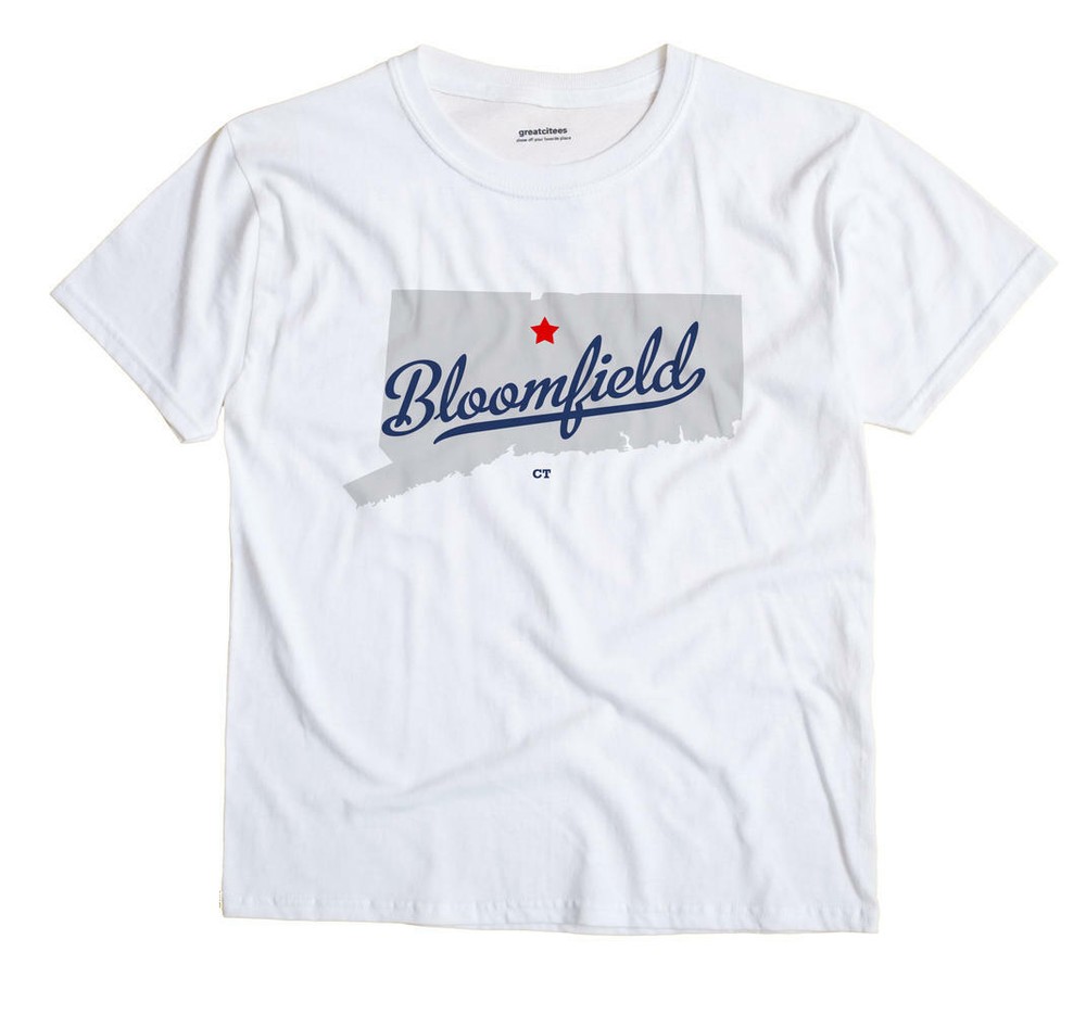 Bloomfield Connecticut CT Conn T-Shirt MAP