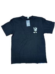 NIEPCE Men’s Japanese Crane And Waves Black Graphic T-Shirt Tee Streetwear