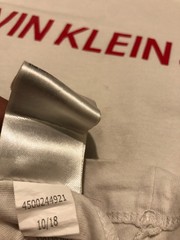 CALVIN KLEIN JEANS White T-Shirt | Men’s Size S | Graphic Logo Tee