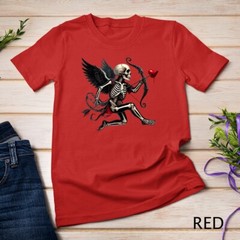 Gothic Valentine A Skeletal Cupid Strikes Funny T-Shirt Unisex T-shirt