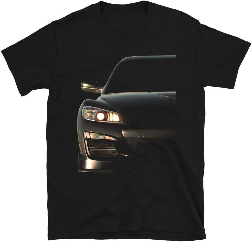 RX-8 Sports Car Men’s T-Shirt – JDM Miata Classic Cotton Tee Shirt for Men