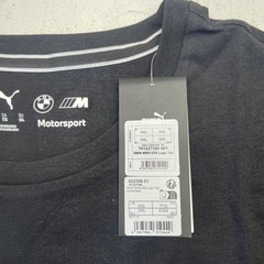 BMW Motorsport Shirt Mens 2XL Black Racing Puma M Logo Graphic T-Shirt
