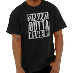 Straight Outta Anaheim, CA City Funny Movie T Shirts Gift Idea T-Shirt Tee