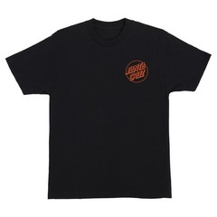 Santa Cruz Skateboards Shirt Opus Dot Black/Orange