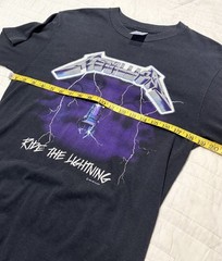 Vintage Single Stitch 1989/1987 Metallica Ride The Lightning T Shirt Men’s Large