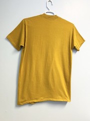 Vintage 70s Jockey Life Sun T Shirt Mustard Yellow Tee Mens XL Made in USA