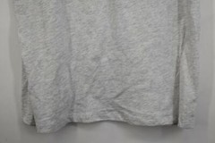 Vestige Mens Gray Short Sleeve Henley Neck Slips On Over Head Casual T-Shirt
