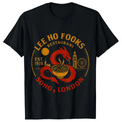 Lee Ho Fooks Retro Chinese Restaurant Funny Adult T-Shirt, Unisex Tee Size S-5XL