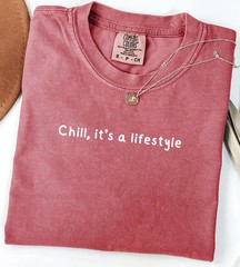 Chill Lifestyle Comfort Tee Relaxed Fit Soft Cotton Shirt