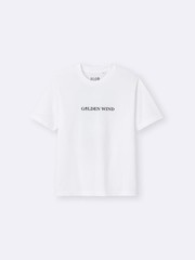 JoJo’s Bizarre Adventure x GU T-Shirts Jump Japan GIORNO GIOBANNA WHITE