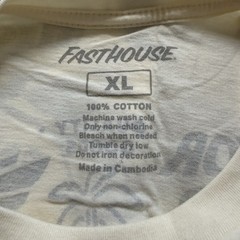 Fasthouse XL Cream Shirt Mens Motocross