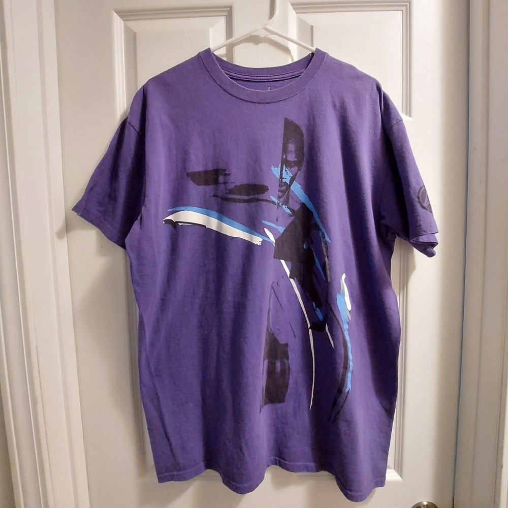 Nike Air Jordan T-Shirt Mens Size XL Purple Jumpman Retro Colorblock Graphic 90s